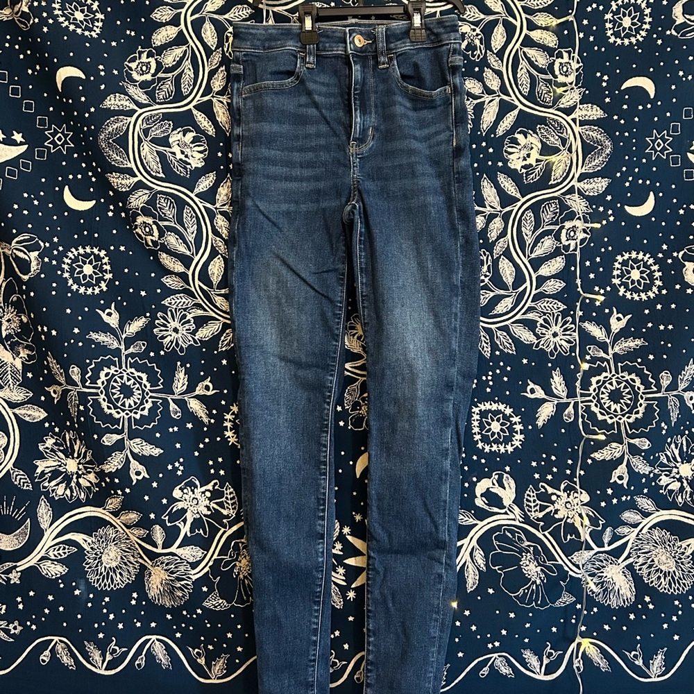American Eagle Outfitters Dark Blue Skinny Jegging